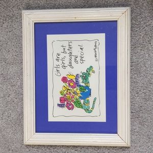 Daughters are special matted and in a white frame.